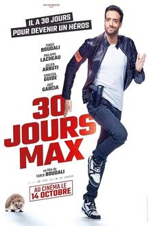 30 jours Max The movie poster of 30 jours Max