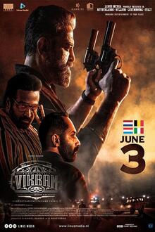 Vikram The movie poster of Vikram