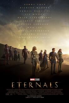 Eternals The movie poster of Eternals