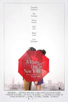 A Rainy Day in New York The movie poster of A Rainy Day in New York