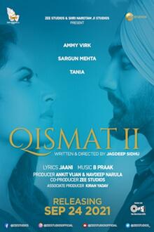 Qismat 2 The movie poster of Qismat 2