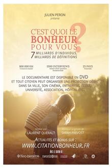 Documentaire: C'est quoi le bonheur pour vous?
