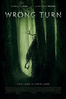 Wrong Turn The movie poster of Wrong Turn